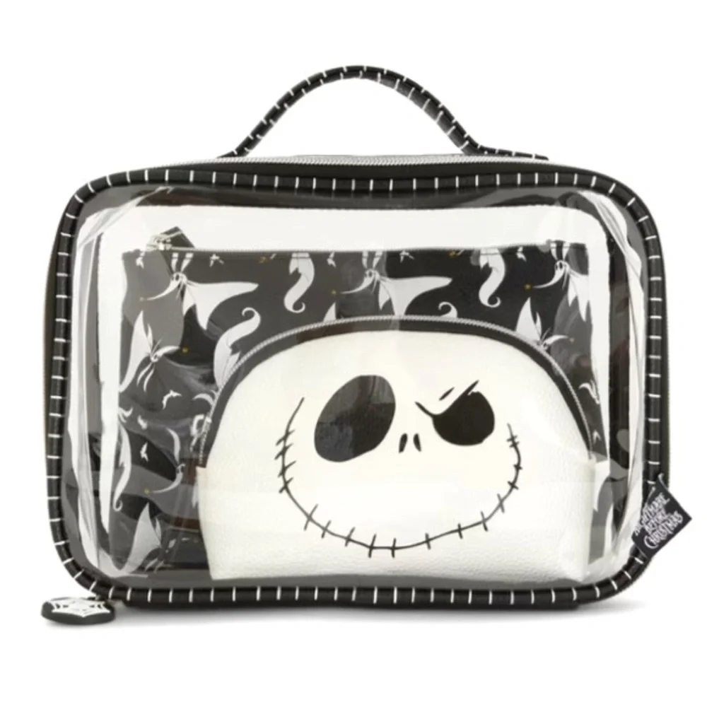 Primark Disney NBC Nightmare Before Christmas 3-Pack Cosmetic Travel Bags NWT